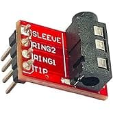 ShillehTek Pre-soldered 3.5mm Stereo Audio Jack Breakout Board – TRRS Headphone/Video Jack Module for Arduino, Raspberry Pi,