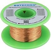 BNTECHGO 30 AWG Magnet Wire - Enameled Copper Wire - Enameled Magnet Winding Wire - 4 oz - 0.0098" Diameter 1 Spool Coil Natu