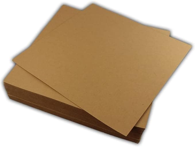 10 EcoSwift 12x12 Chipboard Cardboard Craft Scrapbook Material Scrapbooking Packaging Sheets Shipping Pads Inserts 12 inch x 12 inch Chip Board 12x12