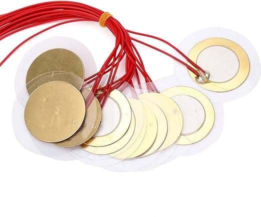szzijia 20PCS 35mm Prewired Piezo Elements Buzzer Sounder Sensor Trigger Drum Disc
