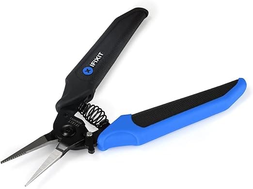 iFixit Mandible Needle Nose Pliers - Fine Tip, Spring-Loaded Handle, Ergonomic for Small Electronics Repair
