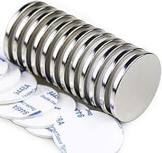 LOVIMAG Strong Neodymium Disc Magnets with Double-Sided Adhesive
