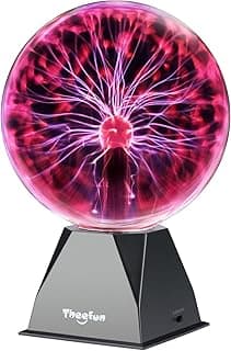 Theefun Plasma Ball 8 Inch Plasma Globe Lamp